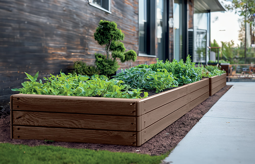 Rabata ogrodowa My Home & Garden Base Woody IBWR 150 x 75 x 25 cm