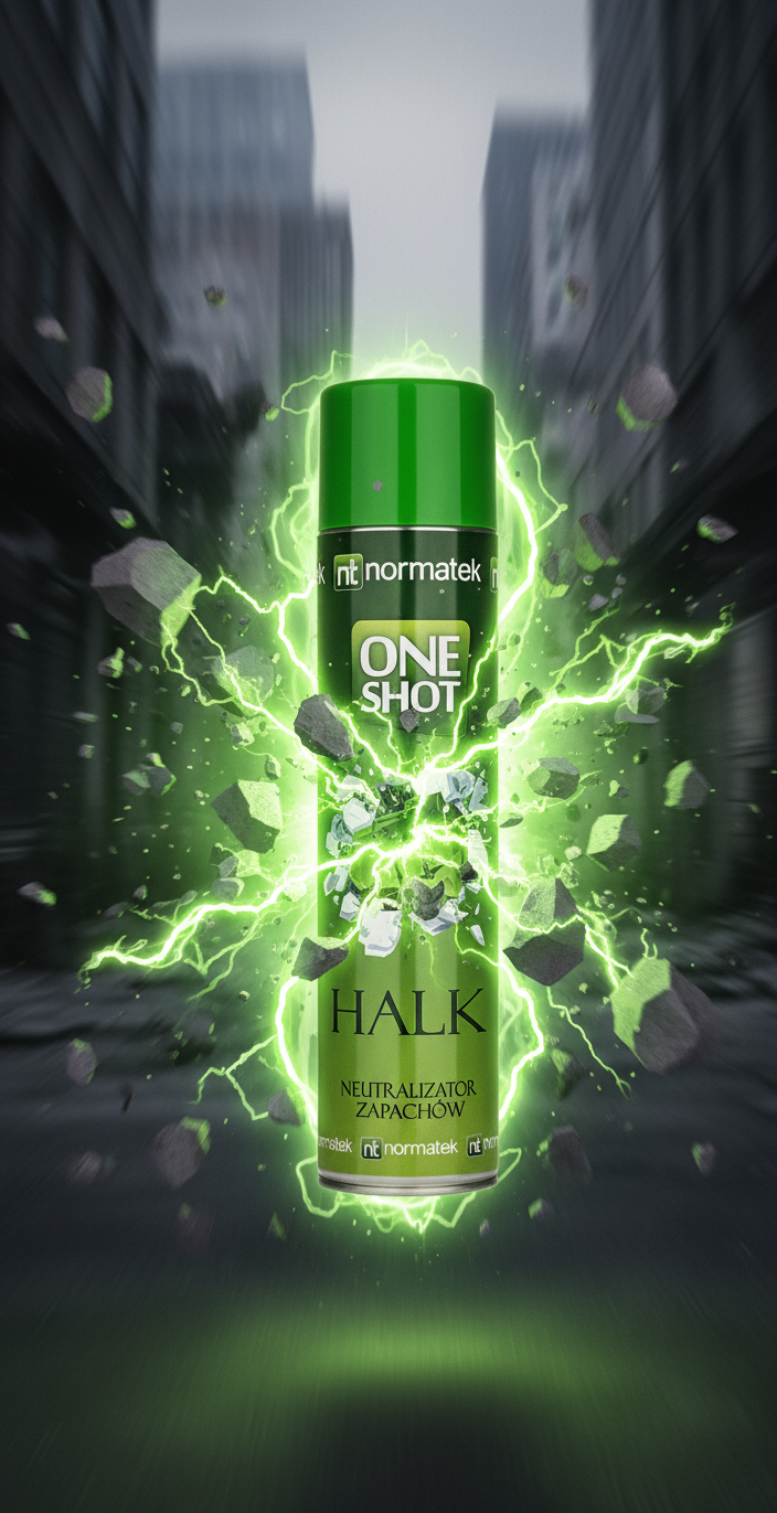 Odświeżacz powietrza i neutralizator One Shot HALK 600ml 