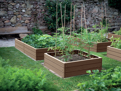 Rabata ogrodowa My Home & Garden Base Woody IBWS 75 x 75 x 25 cm