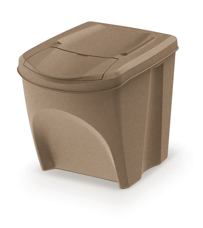 Kosz do segregacji odpadów Sortibox ECO Wood set 3x25l