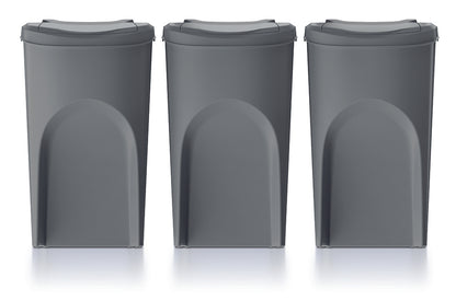 Kosz do segregacji odpadów Sortibox set 3x35l