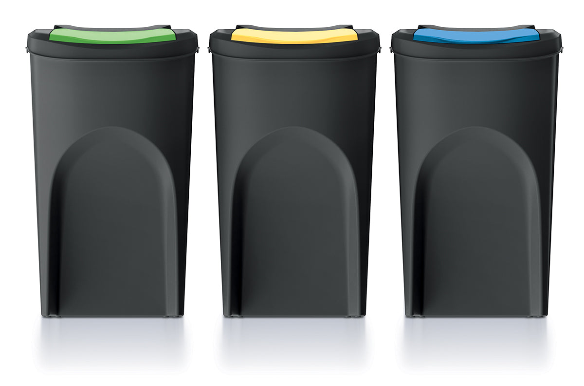 Kosz do segregacji odpadów Sortibox set 3x35l